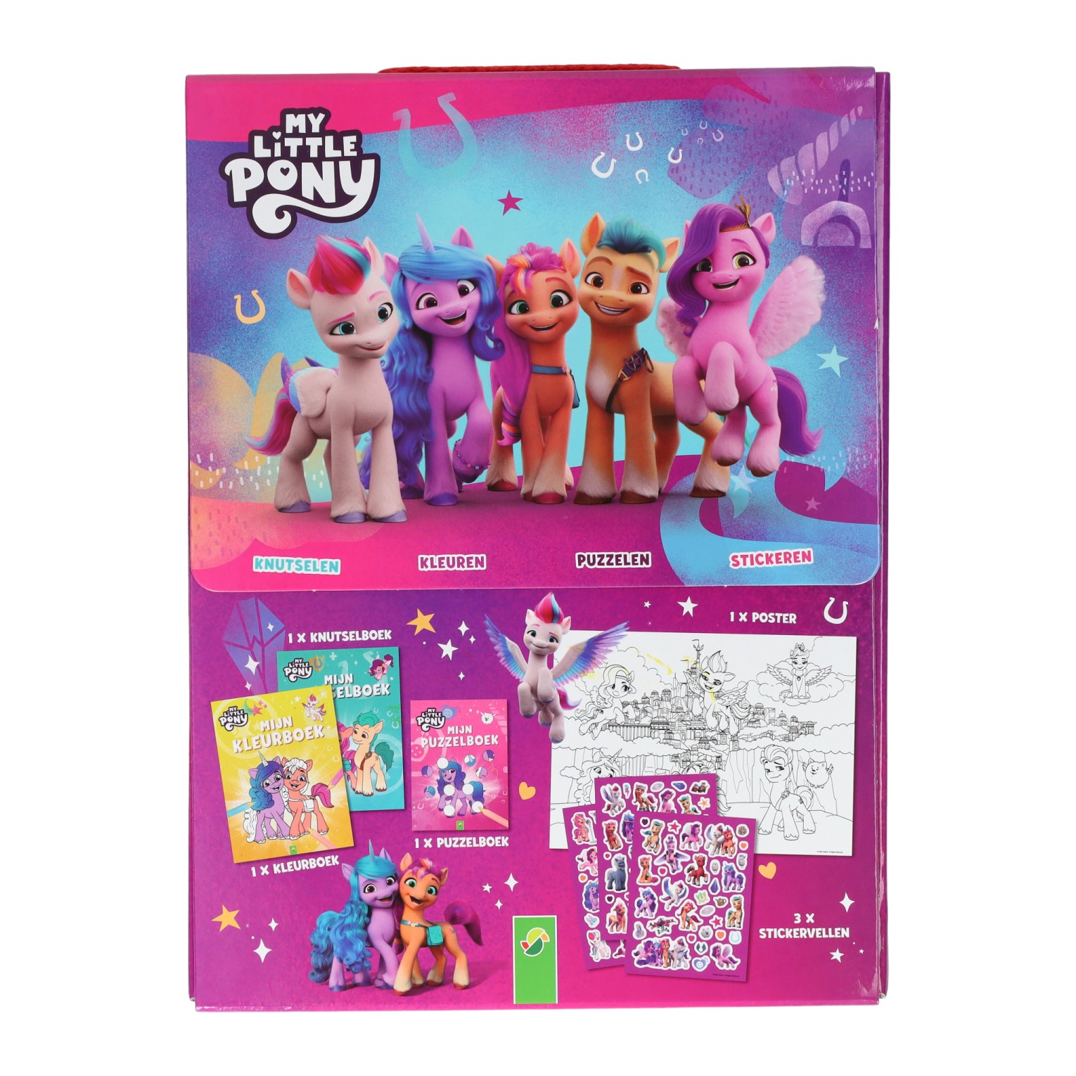My Little Pony pakket - Knutselen, kleuren puzzelen en stickers