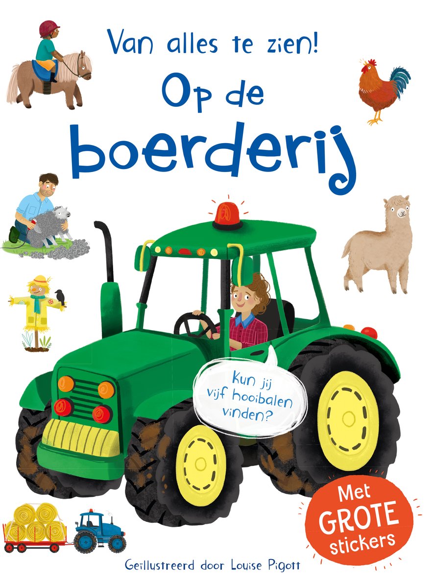 Van alles te zien! Boerderij - Met GROTE stickers