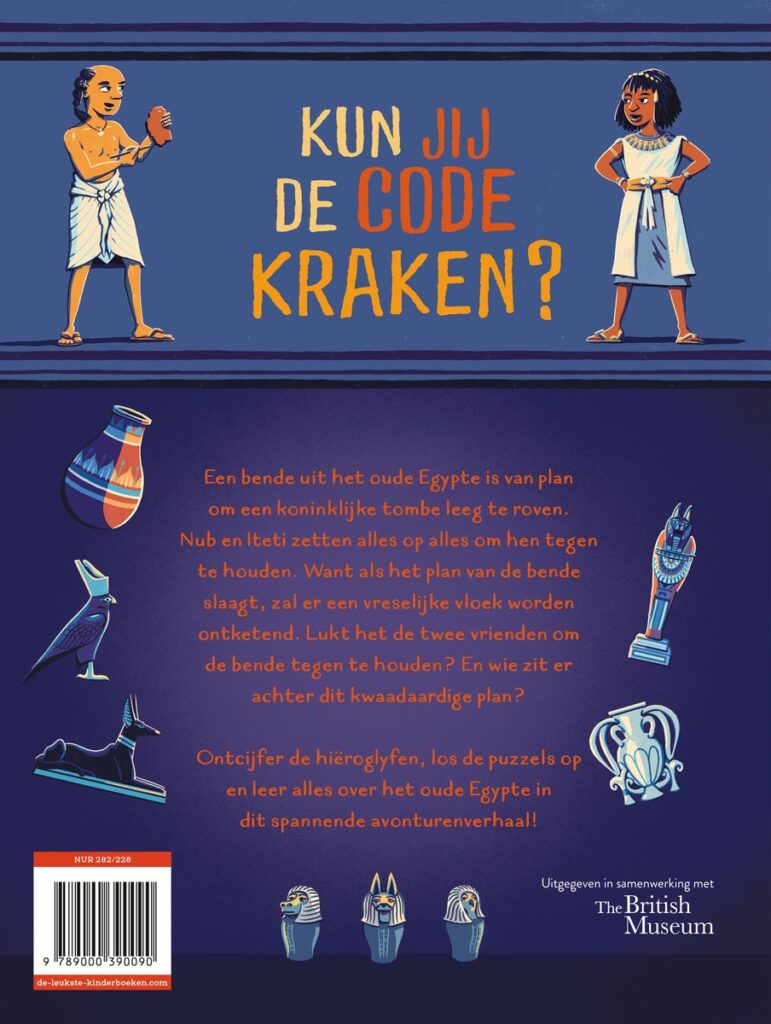 De vloek van de grafrovers - Een puzzelmysterie in het oude Egypte