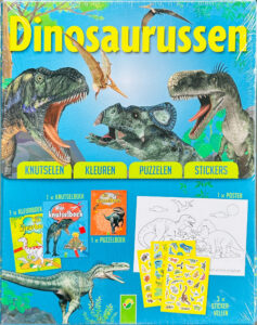 Dinosaurussen pakket - Knutselen, kleuren puzzelen en stickers