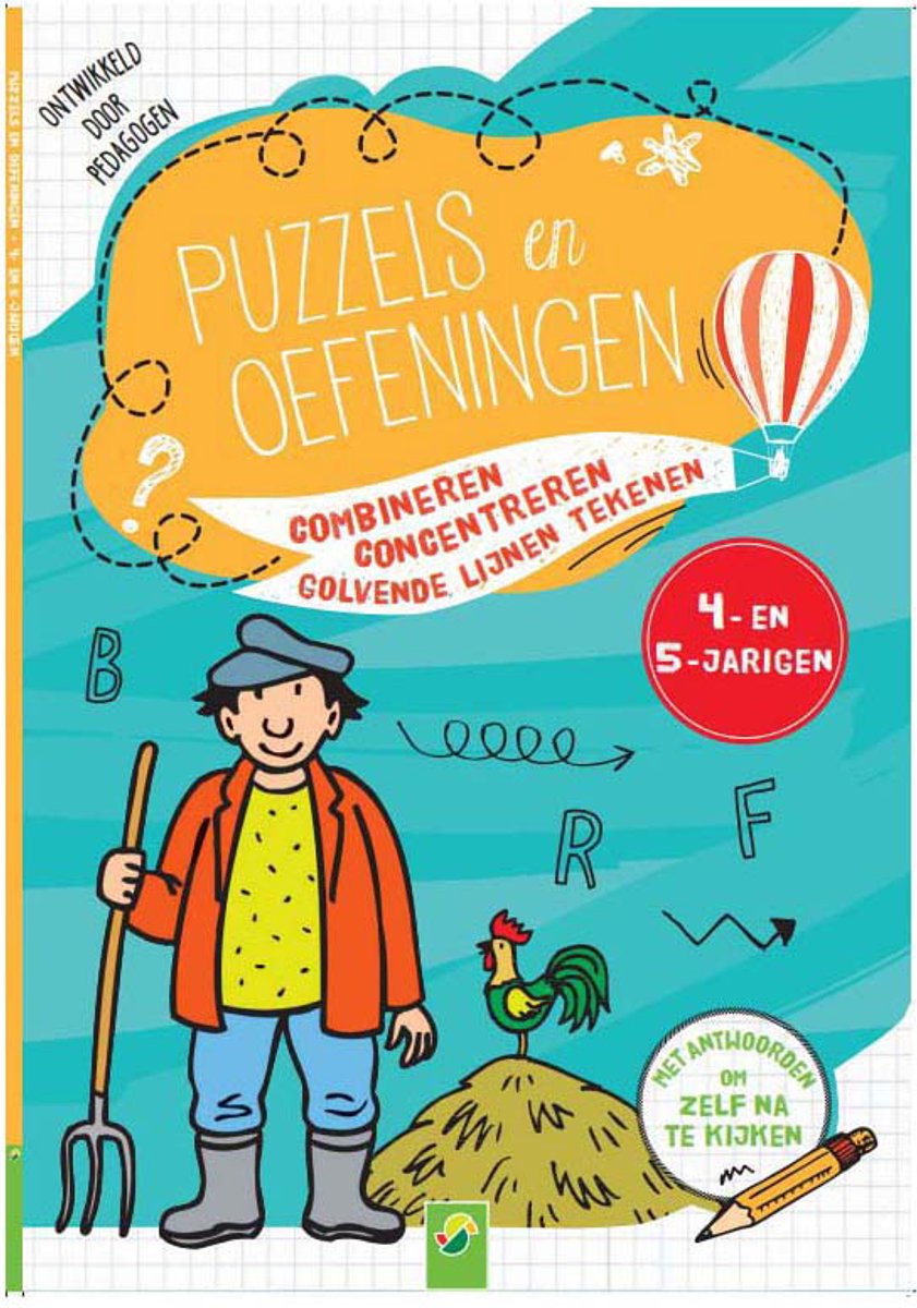 Puzzels en Oefeningen - 4-5 Jaar