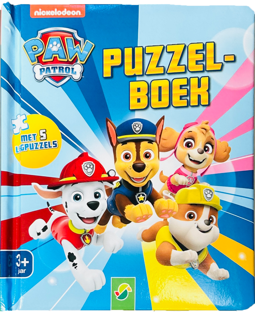 Paw Patrol puzzelboek - Met 5 legpuzzels