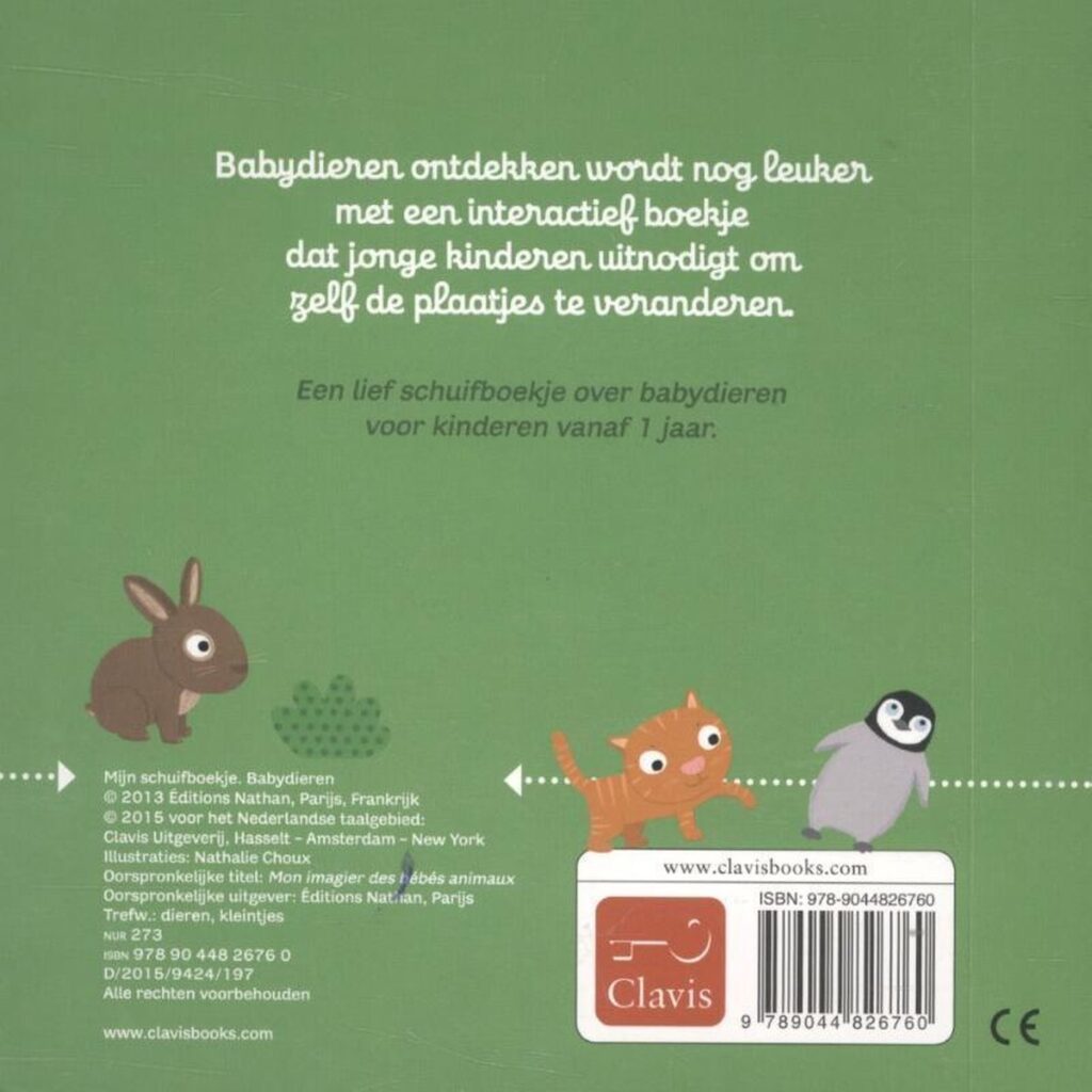Mijn schuifboekje - Babydieren