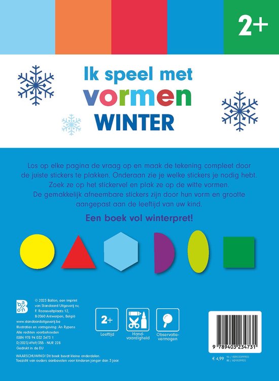 Ik speel met vormen - Winter