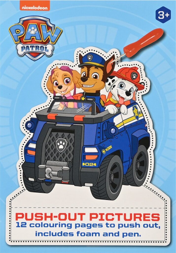 Prikblok PAW Patrol - Uitdrukplaatjes met Prikblok en Prikpen