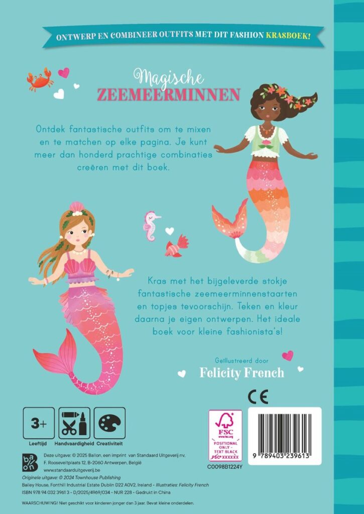 Kras & ontwerp: Magische zeemeerminnen