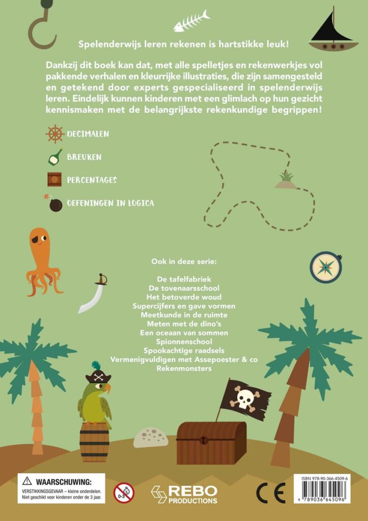 Vaar over de zeven zeeën - Word een wiskid - Breuken, percentages en decimalen