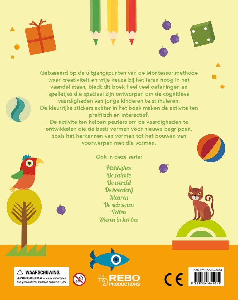 Mijn leukste oefenboek - Kleuren - De Montessorimethode