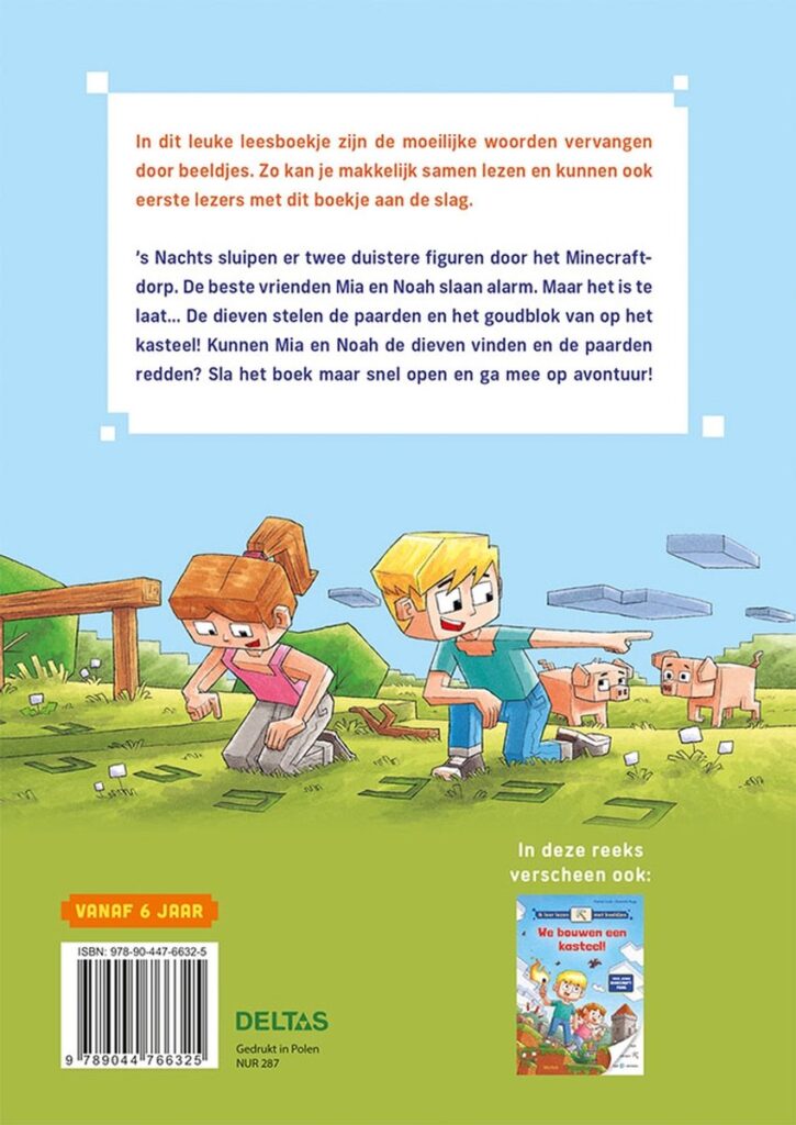 Paarden in nood! - Leren lezen voor Minecraft fans