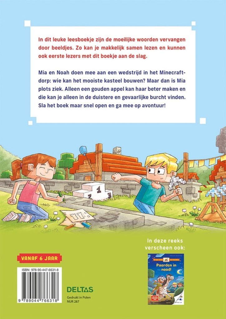 We bouwen een kasteel! - Leren lezen voor Minecraft fans