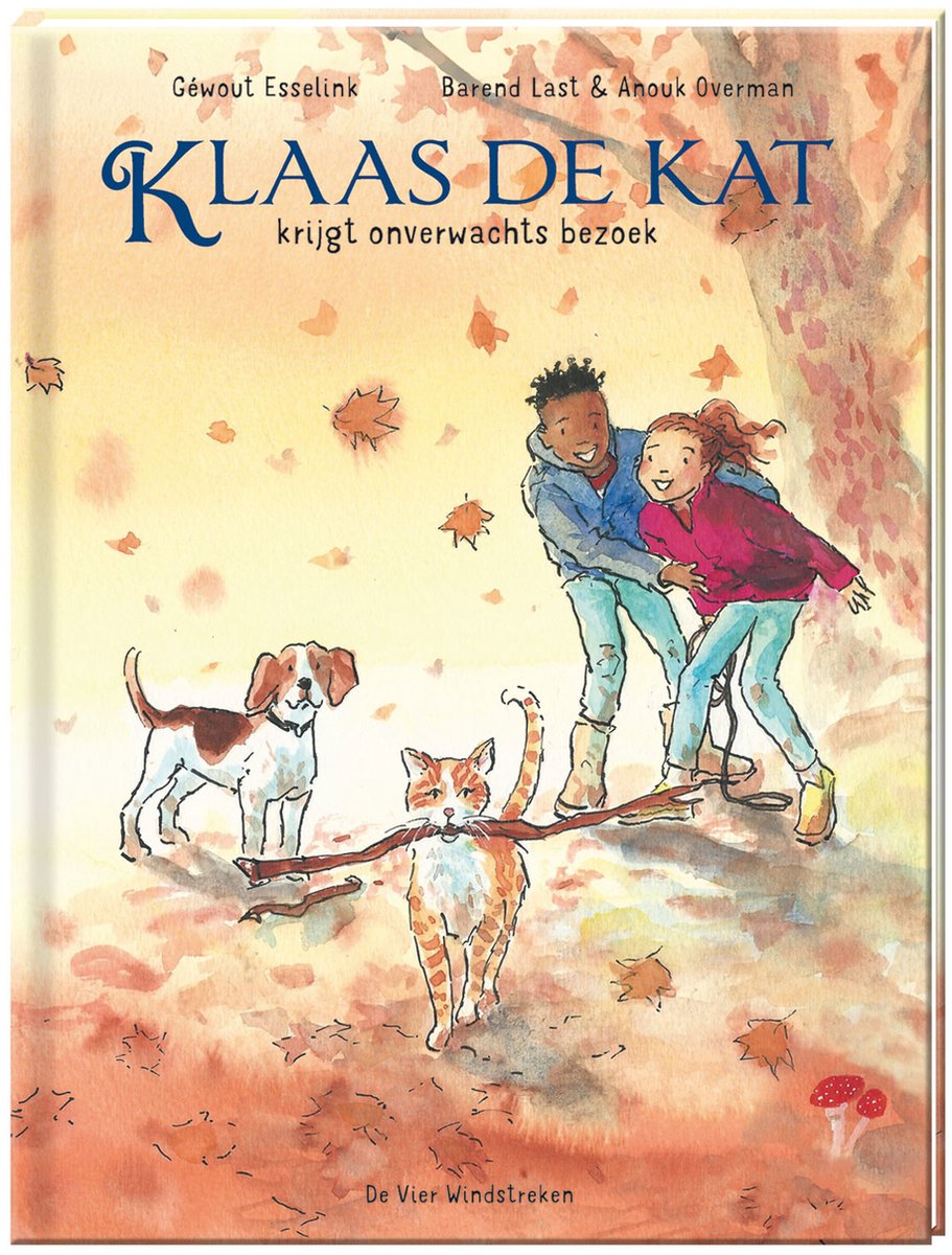 Klaas de kat krijgt onverwachts bezoek - Grappig prentenboek over een eigenwijze kat
