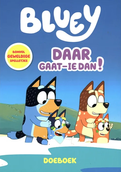 Bluey doeboek - Daar gaat-ie dan!